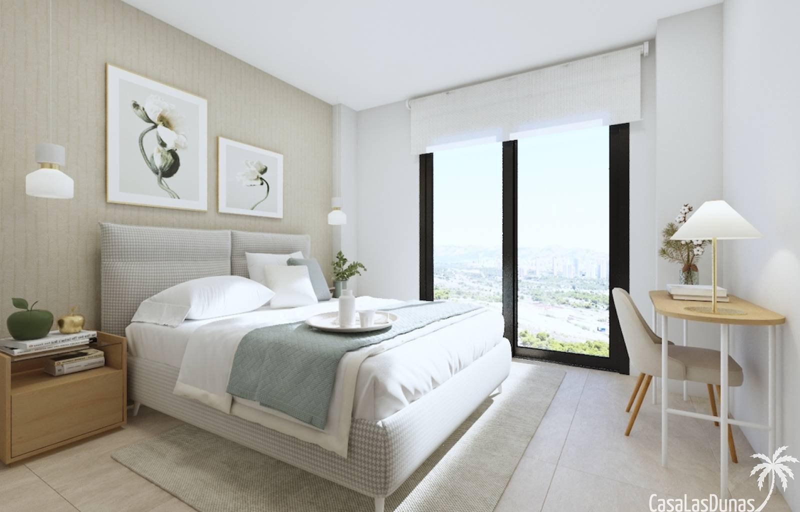 Dieser schöne Apartmentkomplex verfügt über 3 Schlafzimmer und 2 Badezimmer. Erbaut auf 123 m2, mit Gemeinschaftspool. Die Apartments liegen in Almor