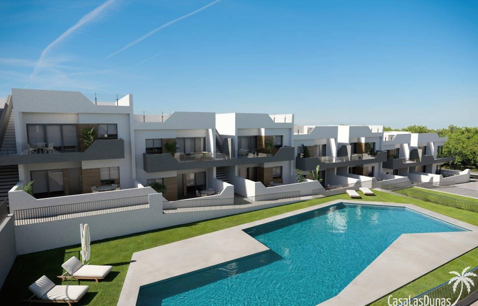 Wir finden diesen wunderschönen Komplex in einem brandneuen Viertel in San Miguel, wo mehrere neue Bauprojekte im Bau sind! Es wird aus Wohnungen bes