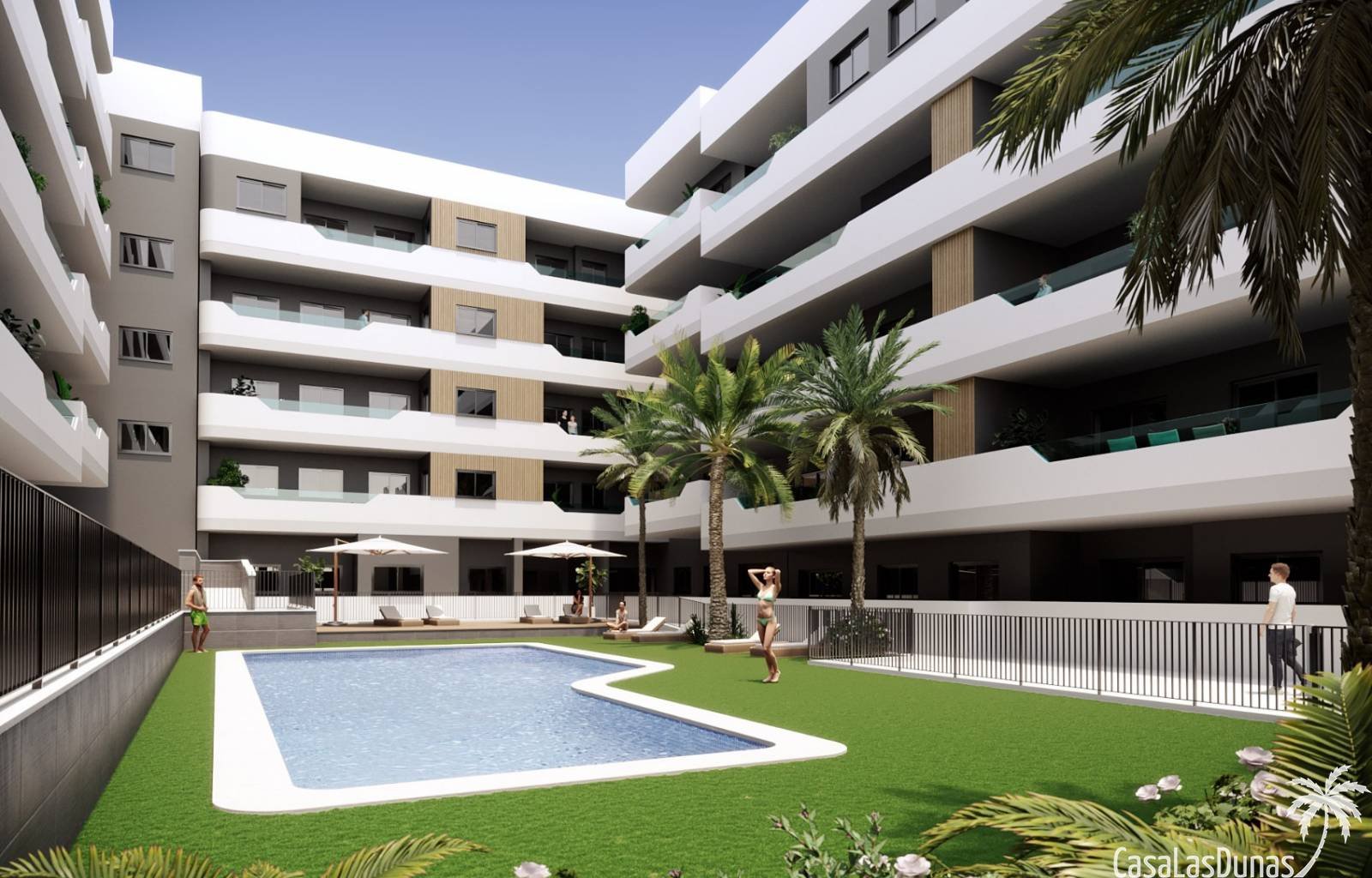 Santa Pola:  Neues Projekt in spektakulärer Lage, mit allen Vorteilen, im Zentrum einer Stadt zu leben und eine Umgebung aus Meer, Natur und Stränden in der Stadt 