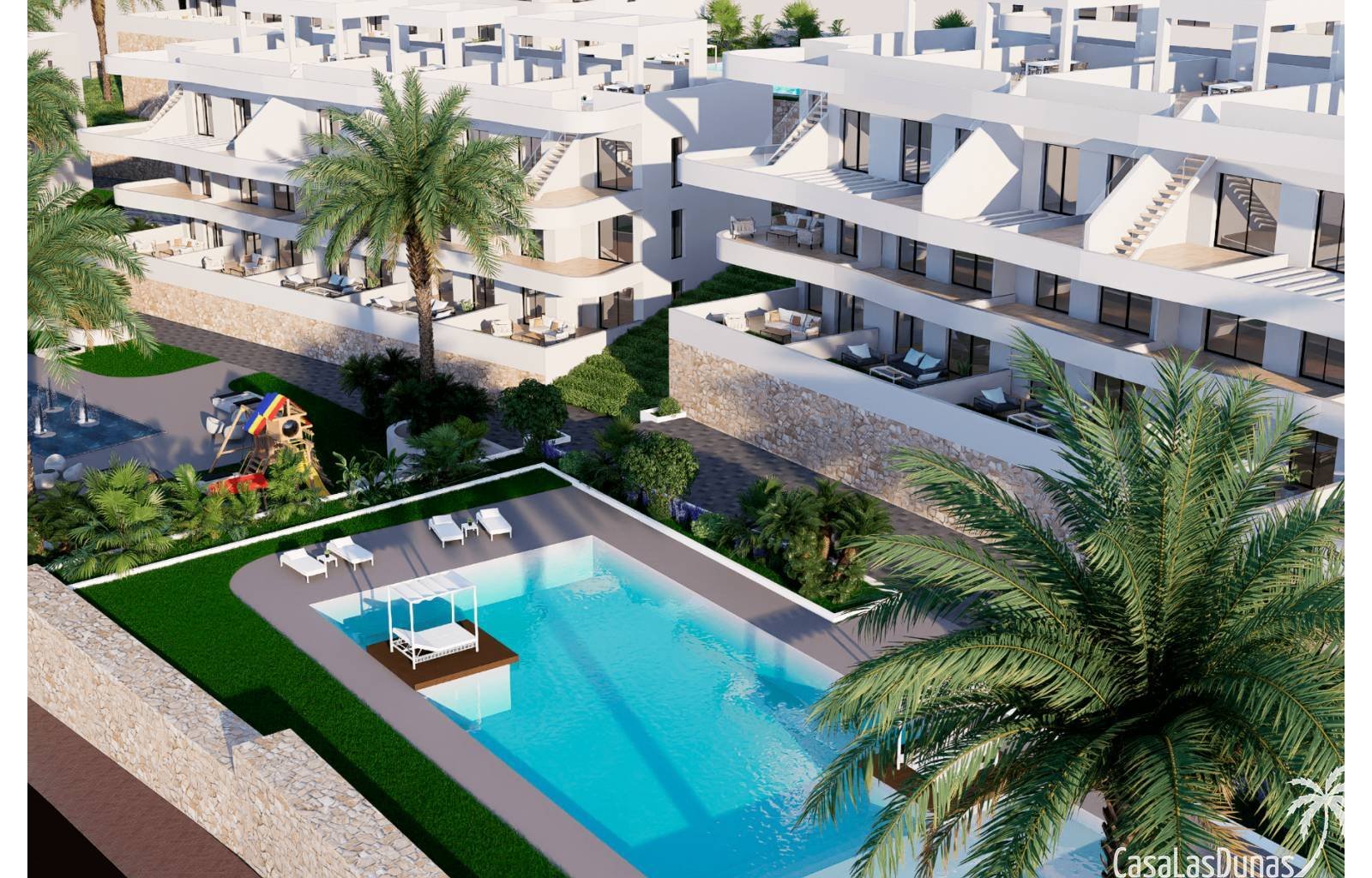 Willkommen in Finestrat-Benidorm, hier finden Sie ein exklusives Projekt mit 78 Apartments mit 2 Schlafzimmern und 2 Bädern, verteilt auf 5 Blöcke. E