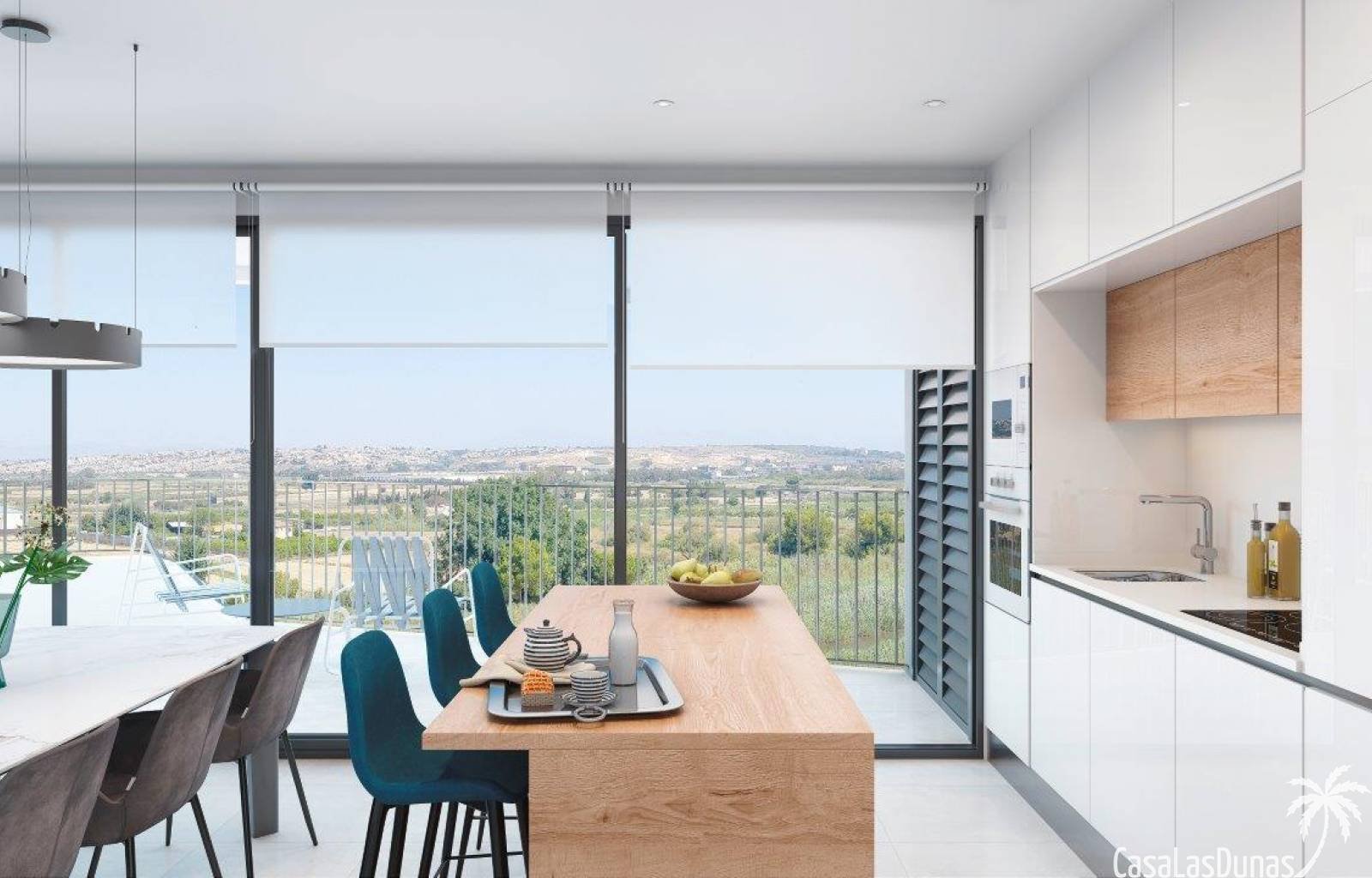 Entdecken Sie diesen modernen Neubaukomplex in Guardamar del Segura, nur wenige Schritte vom Strand, der Natur und dem charmanten Stadtzentrum entfer