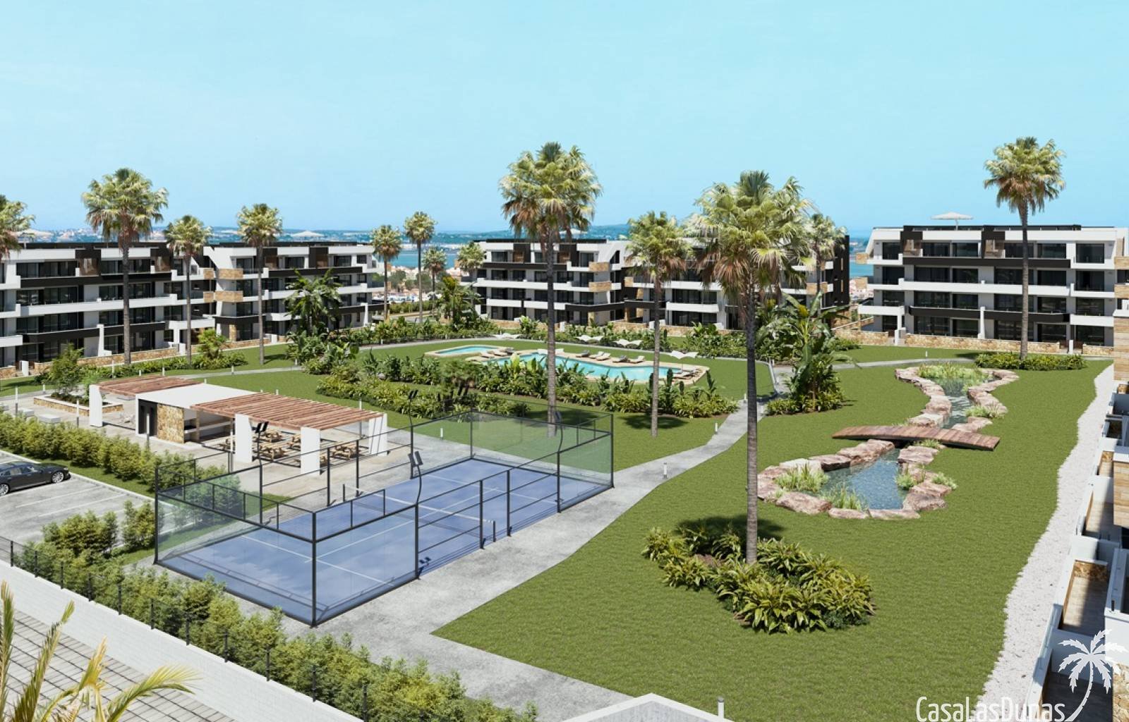 Im sonnigen Torrevieja, nahe der Küste, finden Sie diese modernen, neuen Apartments, die Komfort und Stil vereinen. Jedes Apartment verfügt über ein