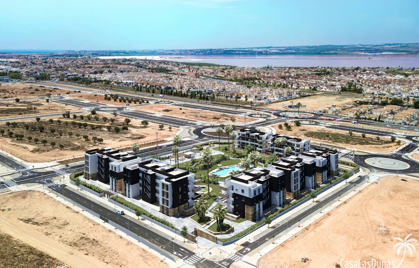 Im sonnigen Torrevieja, nahe der Küste, finden Sie diese modernen, neuen Apartments, die Komfort und Stil vereinen. Jedes Apartment verfügt über ein