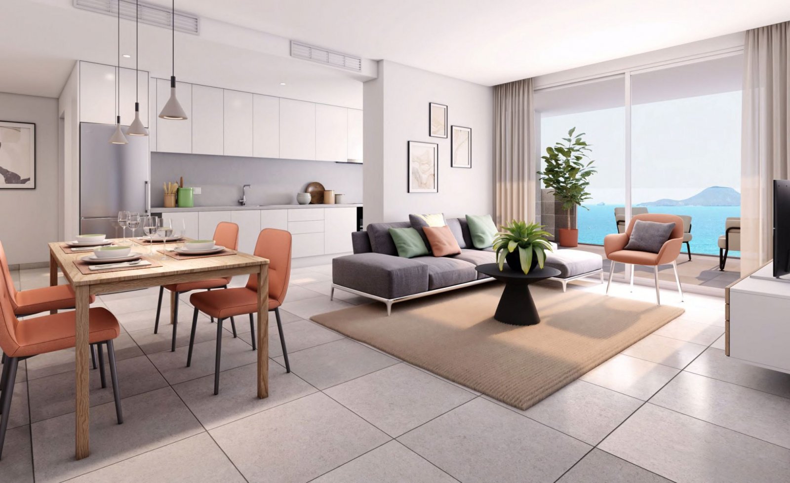 In der exklusiven Gegend von La Manga del Mar Menor gelegen, bietet diese Wohnanlage eine Auswahl von 167 Immobilien, darunter Apartments und Penthäu