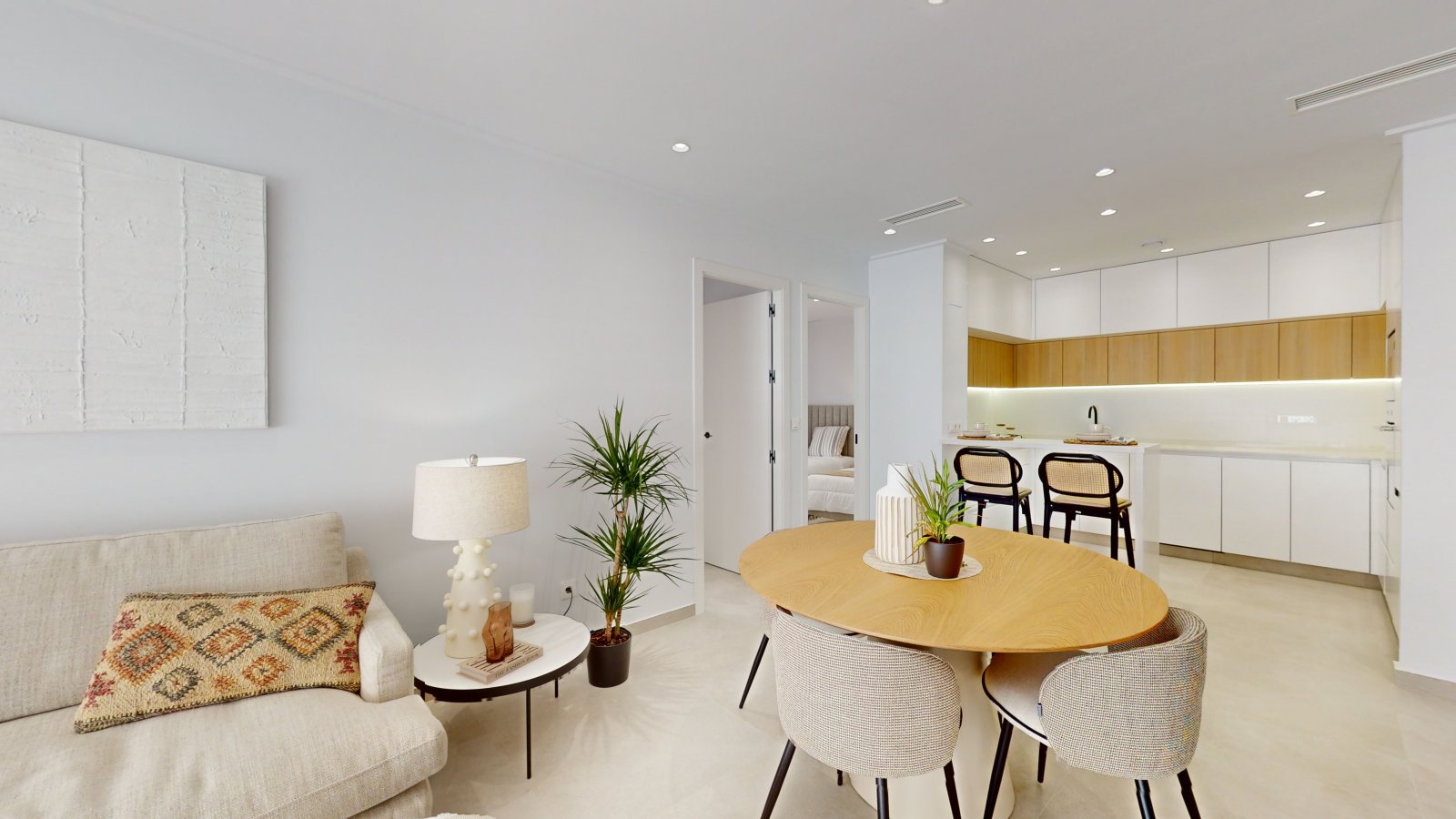 In der charmanten Stadt Guardamar del Segura gelegen, bietet diese exklusive Wohnanlage ein einzigartiges Wohnerlebnis mit Meerblick. Sie besteht aus