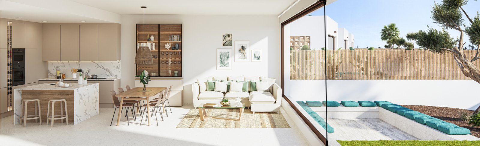 Diese exklusive Sammlung von Immobilien befindet sich in der charmanten Gemeinde Los Alcázares und bietet eine Auswahl von acht Wohnungen, darunter A