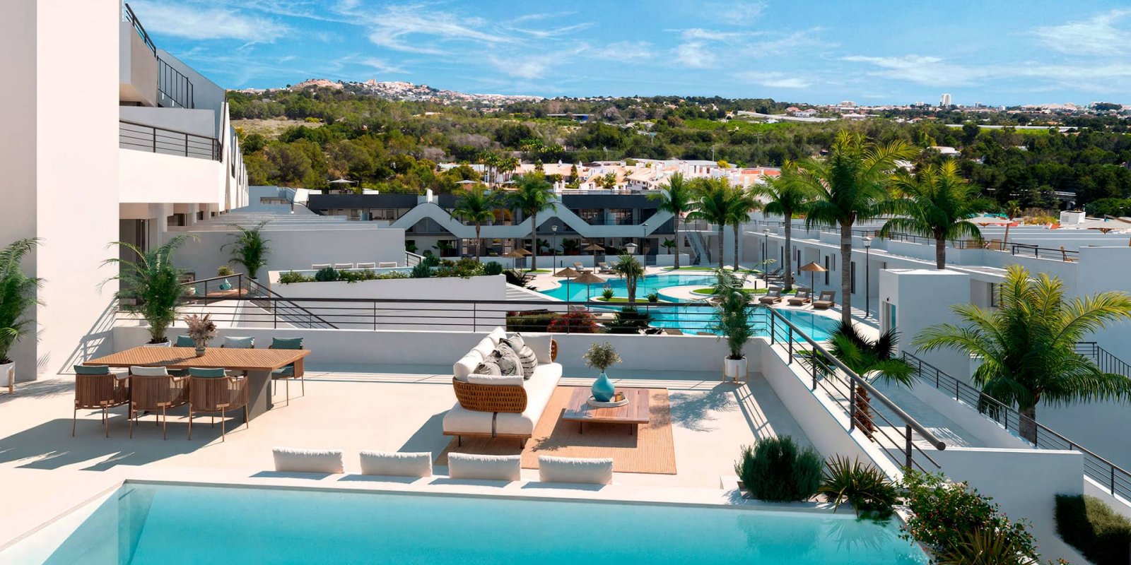 Diese Wohnanlage befindet sich in der charmanten Stadt Alfaz del Pi und bietet eine Vielzahl von Wohnmöglichkeiten, die zu unterschiedlichen Lebensst