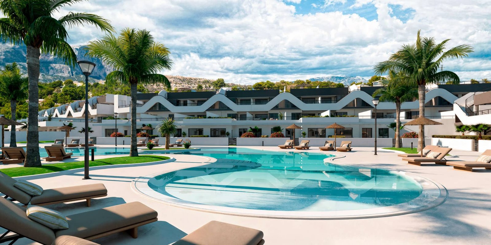 Diese Wohnanlage befindet sich in der charmanten Stadt Alfaz del Pi und bietet eine Vielzahl von Wohnmöglichkeiten, die zu unterschiedlichen Lebensst