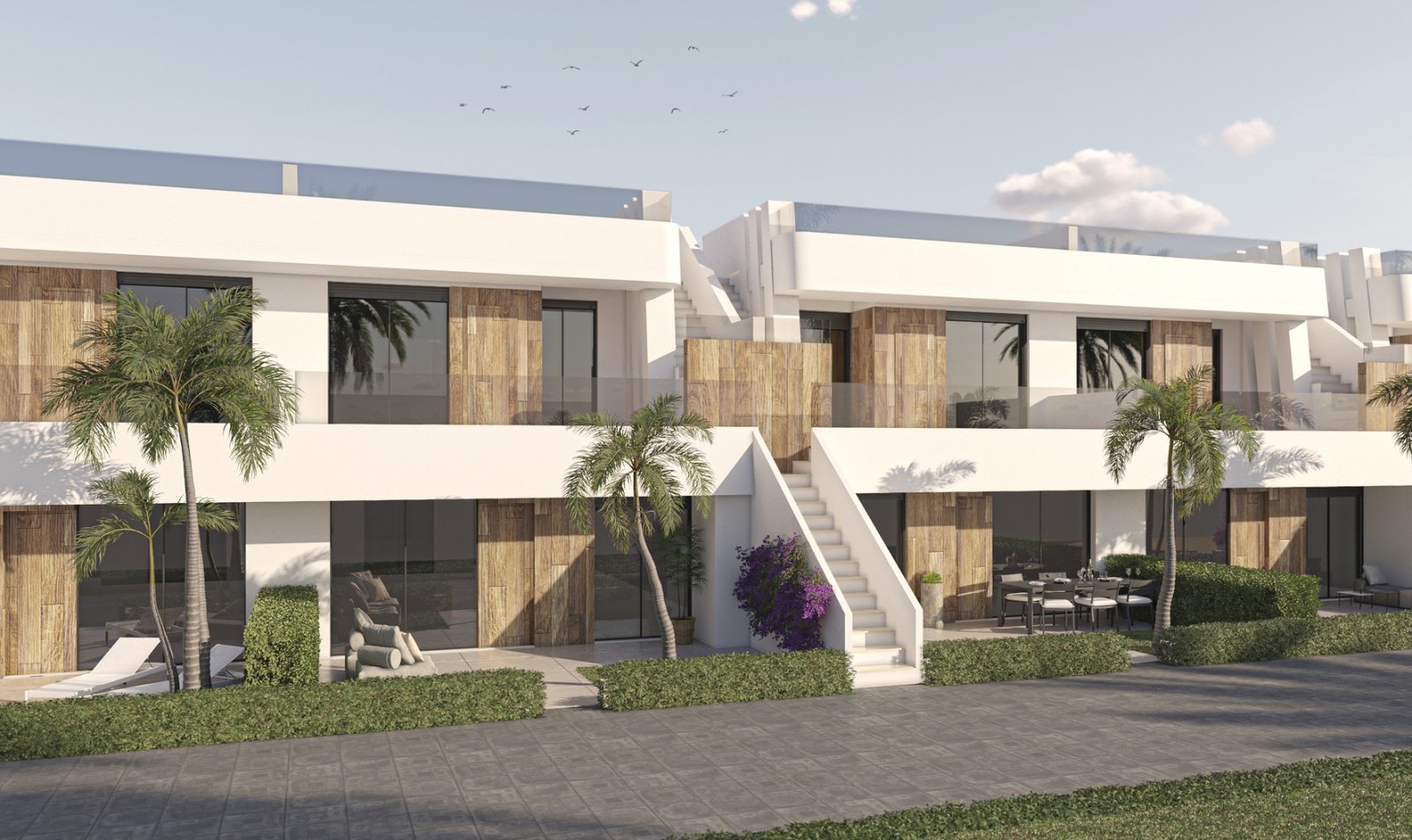 In der exklusiven Gegend von Los Guardianes gelegen, bietet dieses Wohnresort eine Auswahl von 14 Immobilien, darunter Wohnungen, ground-floor, low-b