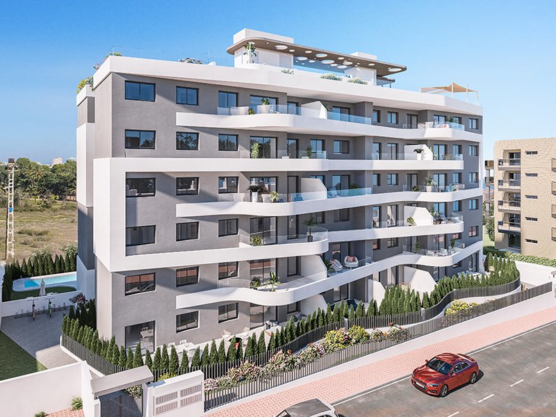 Torrevieja:  In der schönen Stadt Torrevieja gelegen, bietet diese exklusive Residenz eine perfekte Kombination aus Komfort und Stil. Mit nur zwei verfügbaren Imm 