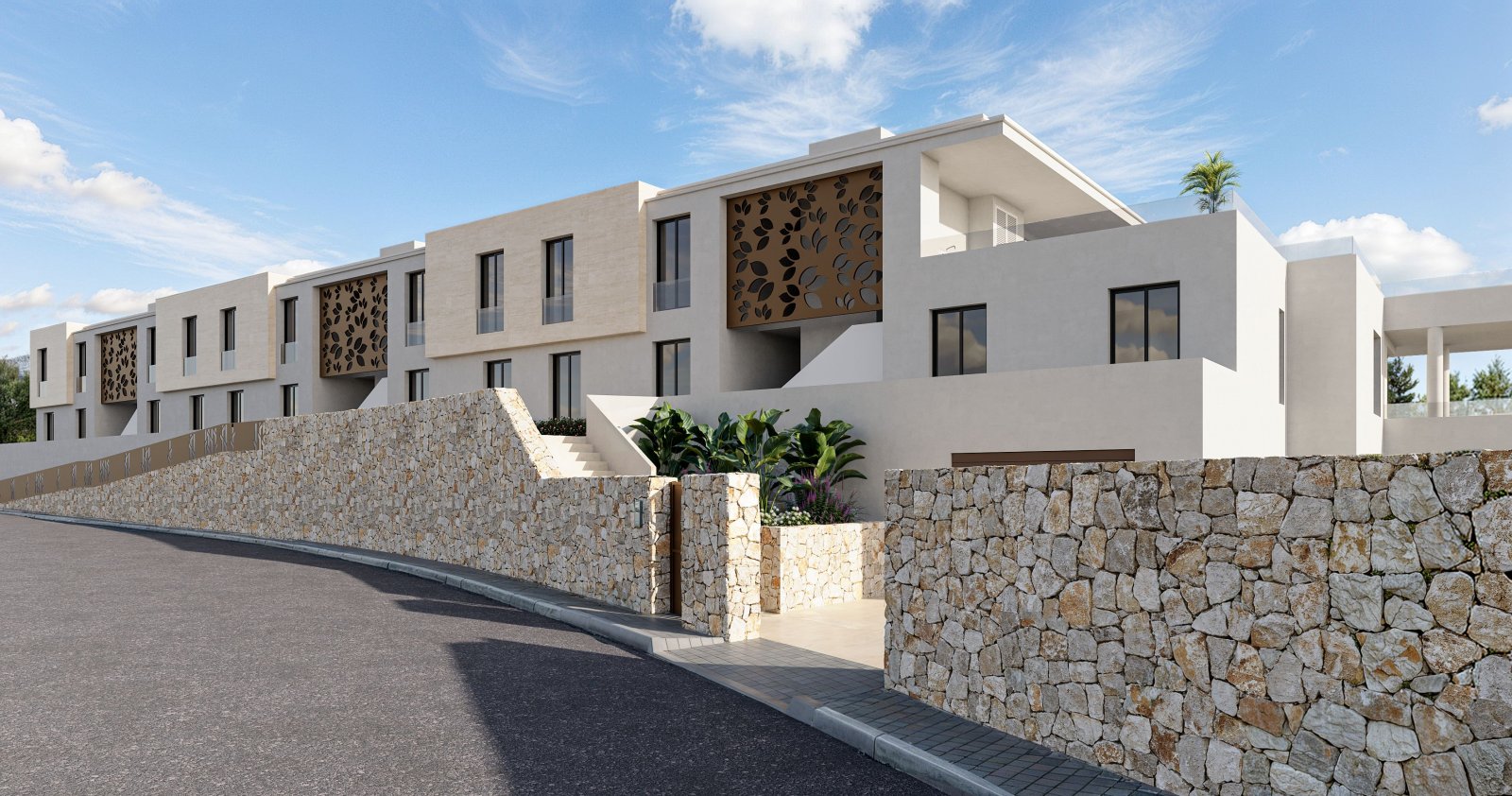 In der prestigeträchtigen Gegend von La Sella gelegen, bietet dieser Wohnkomplex eine exklusive Auswahl an Immobilien, darunter Apartments und Erdges