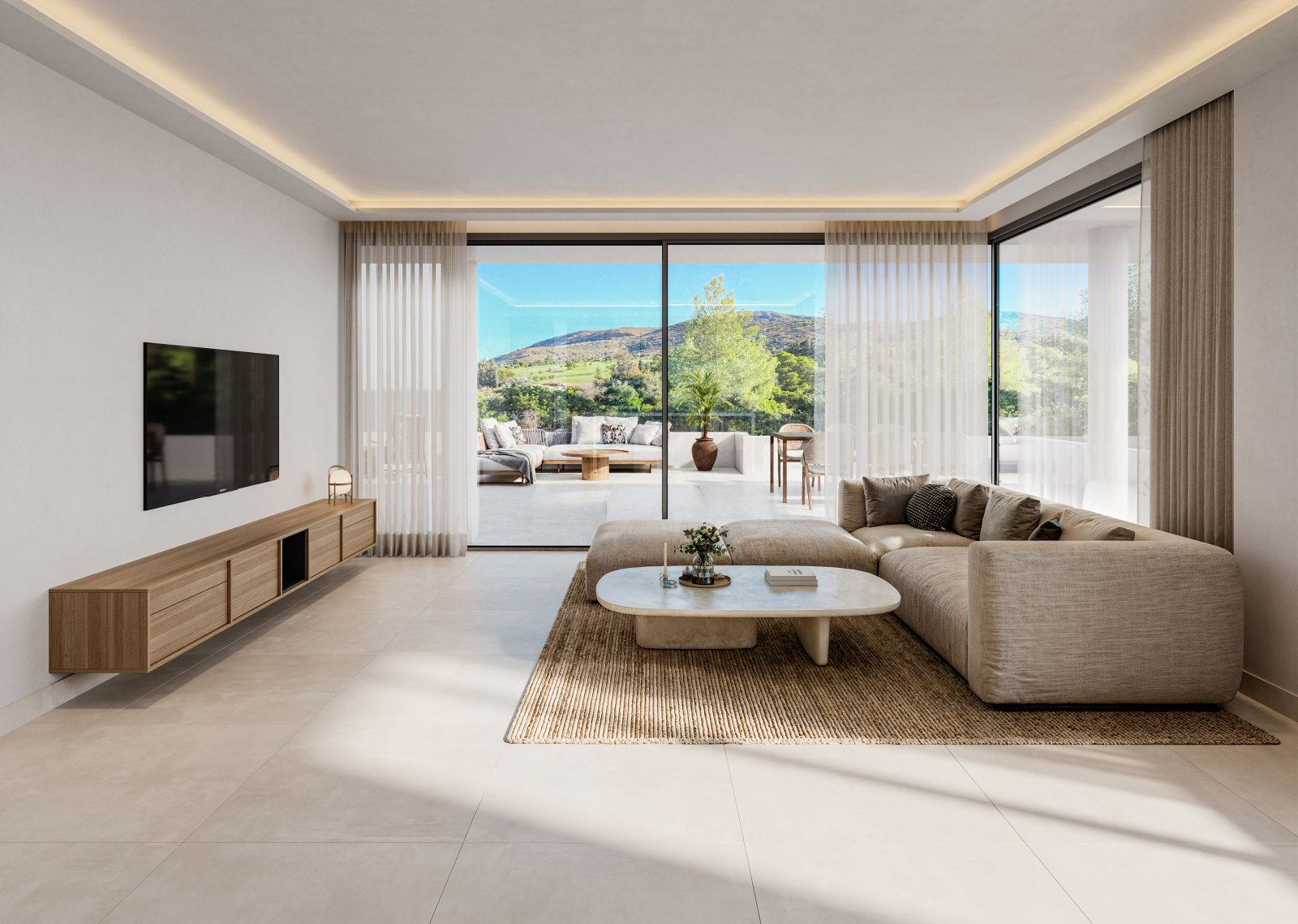 In der prestigeträchtigen Gegend von La Sella gelegen, bietet dieser Wohnkomplex eine exklusive Auswahl an Immobilien, darunter Apartments und Erdges