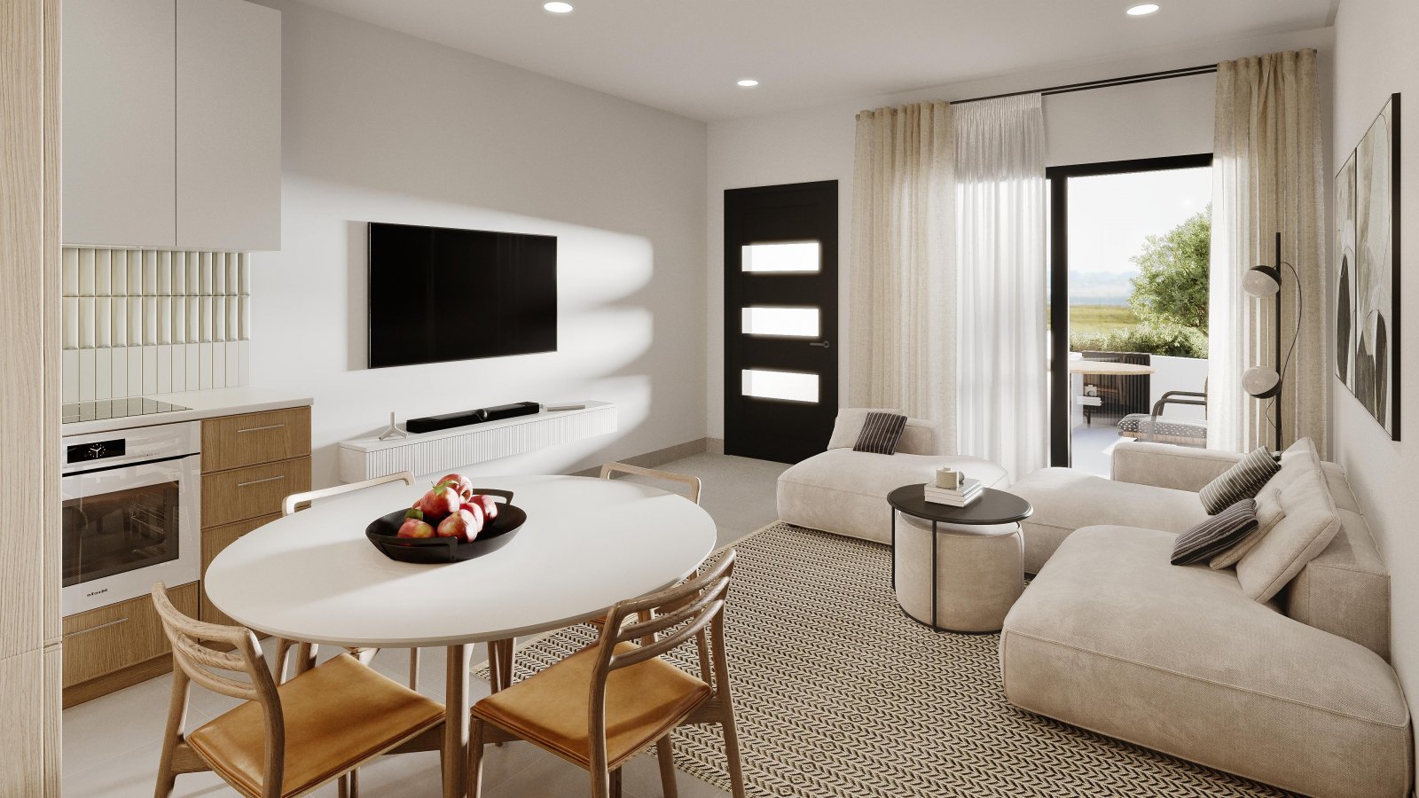 In der charmanten Ortschaft, nur wenige Schritte vom Meer entfernt, bietet diese Wohnanlage eine exklusive Auswahl an Wohnungen, die für diejenigen e