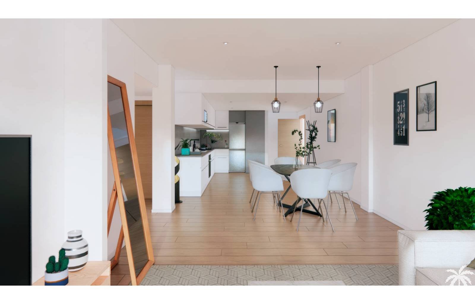 Dieser neue Komplex wird im Dorf Los Alcazares gebaut, nur 2,5 km von Mar Menor entfernt. Die Apartments sind sehr geräumig und verfügen über einen p