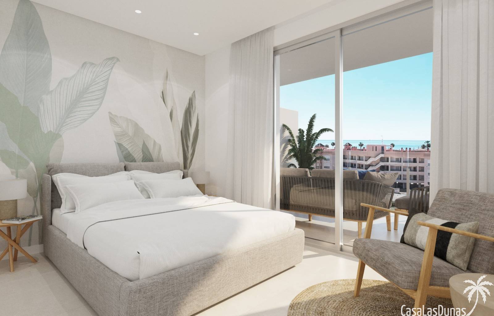 Nur einen Steinwurf von der wunderschönen Playa Elisa in Santa Pola entfernt, am Rande des Dorfes mit Blick nach Süden, finden wir diesen neuen Kompl