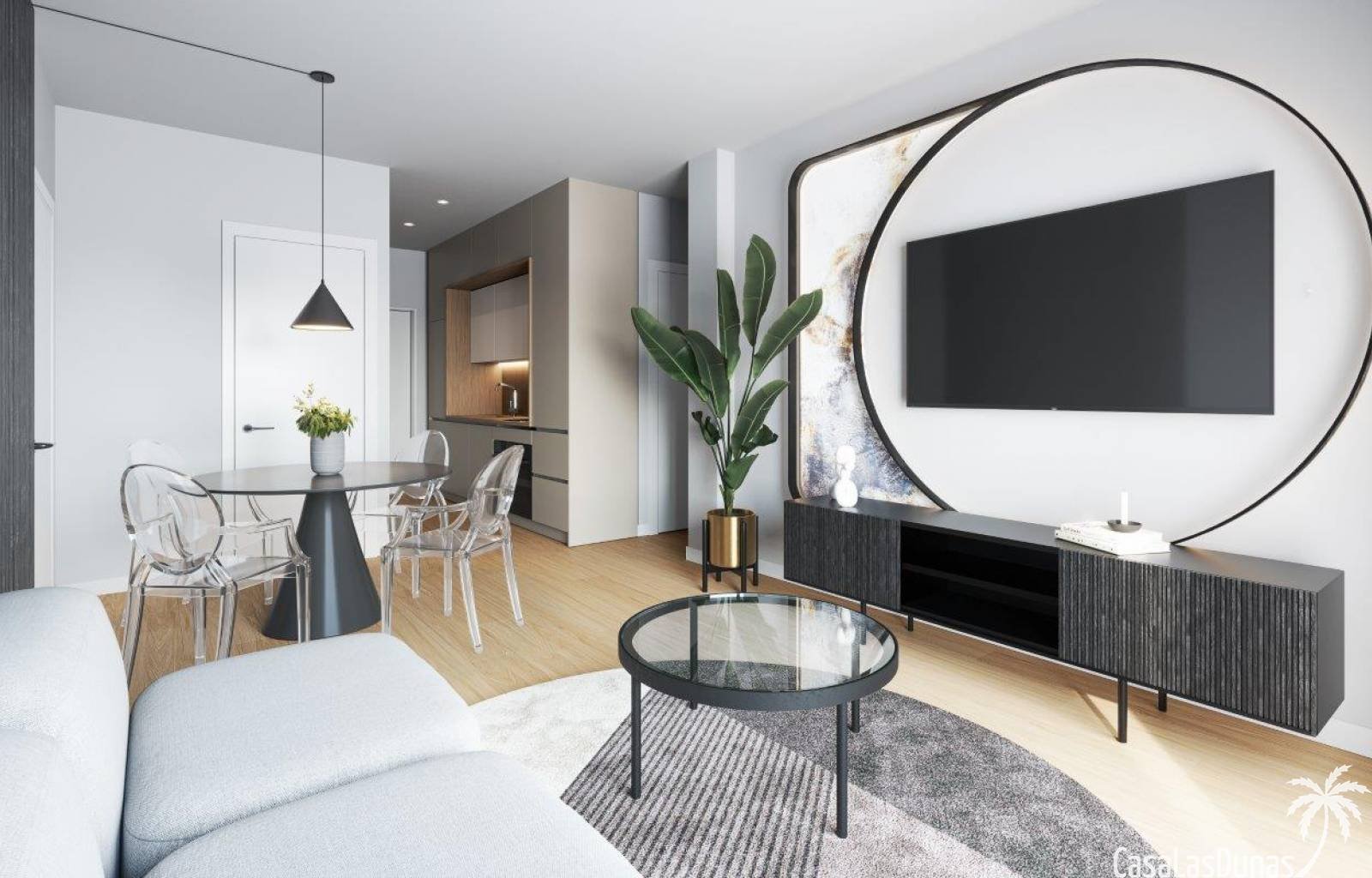 Wir finden diesen wunderschönen Komplex in einem brandneuen Viertel in San Miguel, wo mehrere neue Bauprojekte im Bau sind! Es wird aus Wohnungen bes