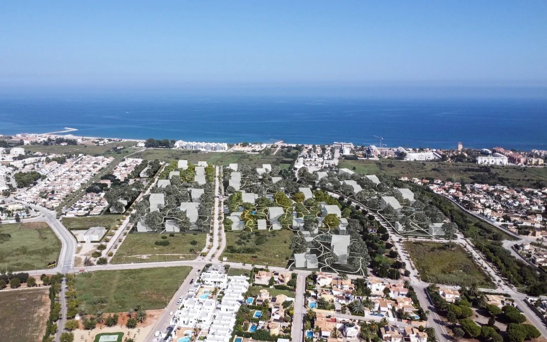 In der charmanten Stadt El Verger gelegen, bietet dieser Wohnkomplex eine Auswahl von 57 Wohnungen, darunter Apartments und Penthäuser. Diese Immobil