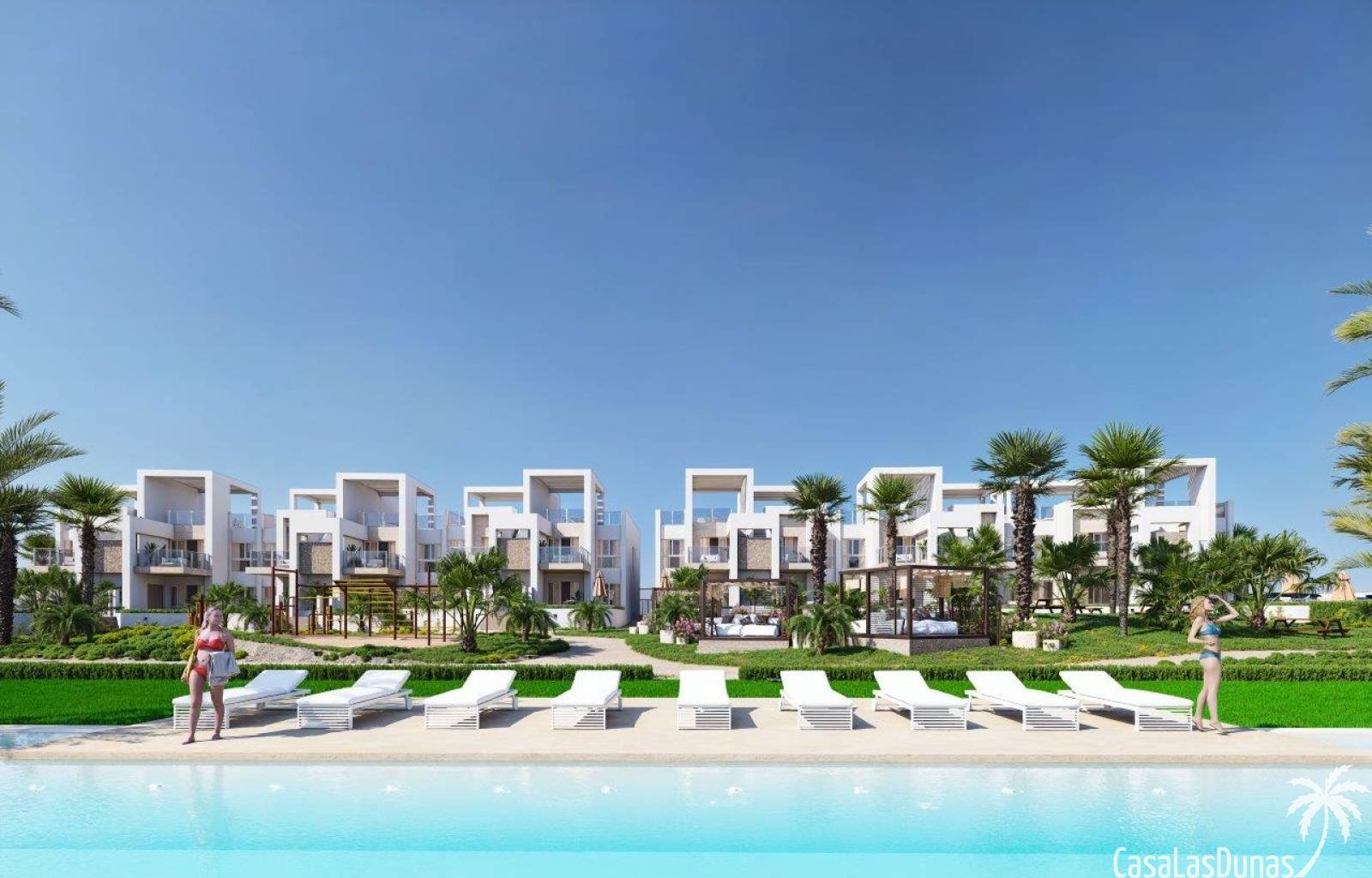 In der hübschen Stadt Quesada, in der Nähe von Supermärkten, Bars und Restaurants, finden wir diesen neuen Komplex. Es gibt Erdgeschosshäuser mit pri