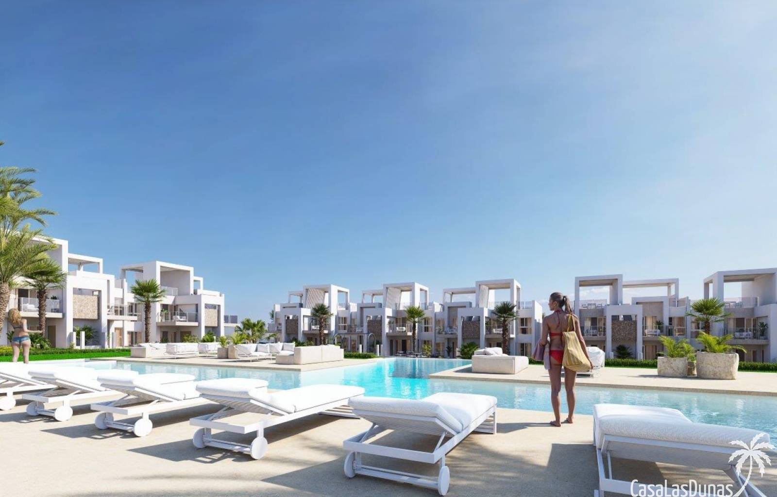 In der hübschen Stadt Quesada, in der Nähe von Supermärkten, Bars und Restaurants, finden wir diesen neuen Komplex. Es gibt Erdgeschosshäuser mit pri