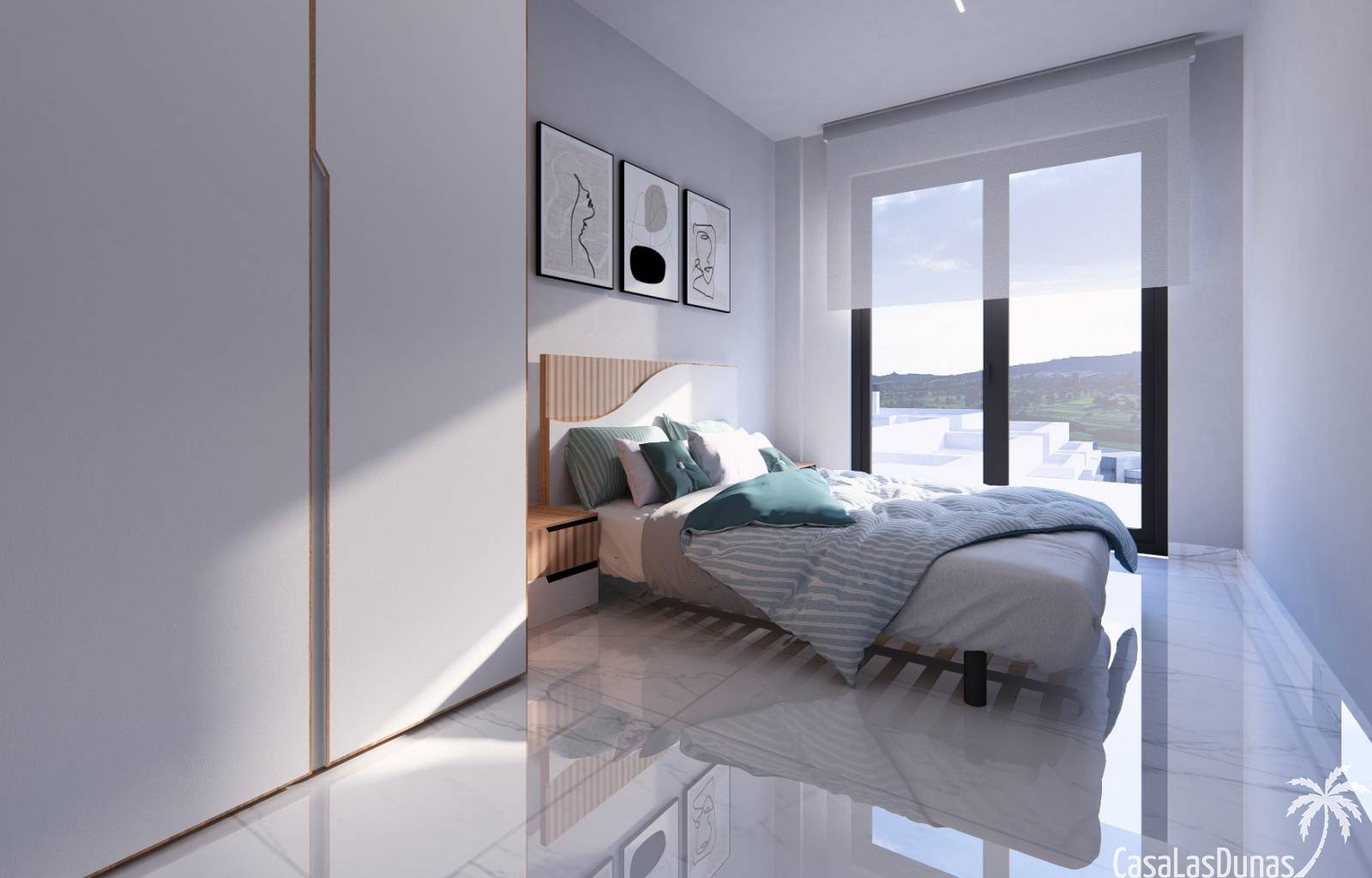 Wer träumt nicht davon? Wachen Sie in Ihrem eigenen modernen spanischen Apartment auf, öffnen Sie die Terrassenschiebetür, setzen Sie sich in Ihren E