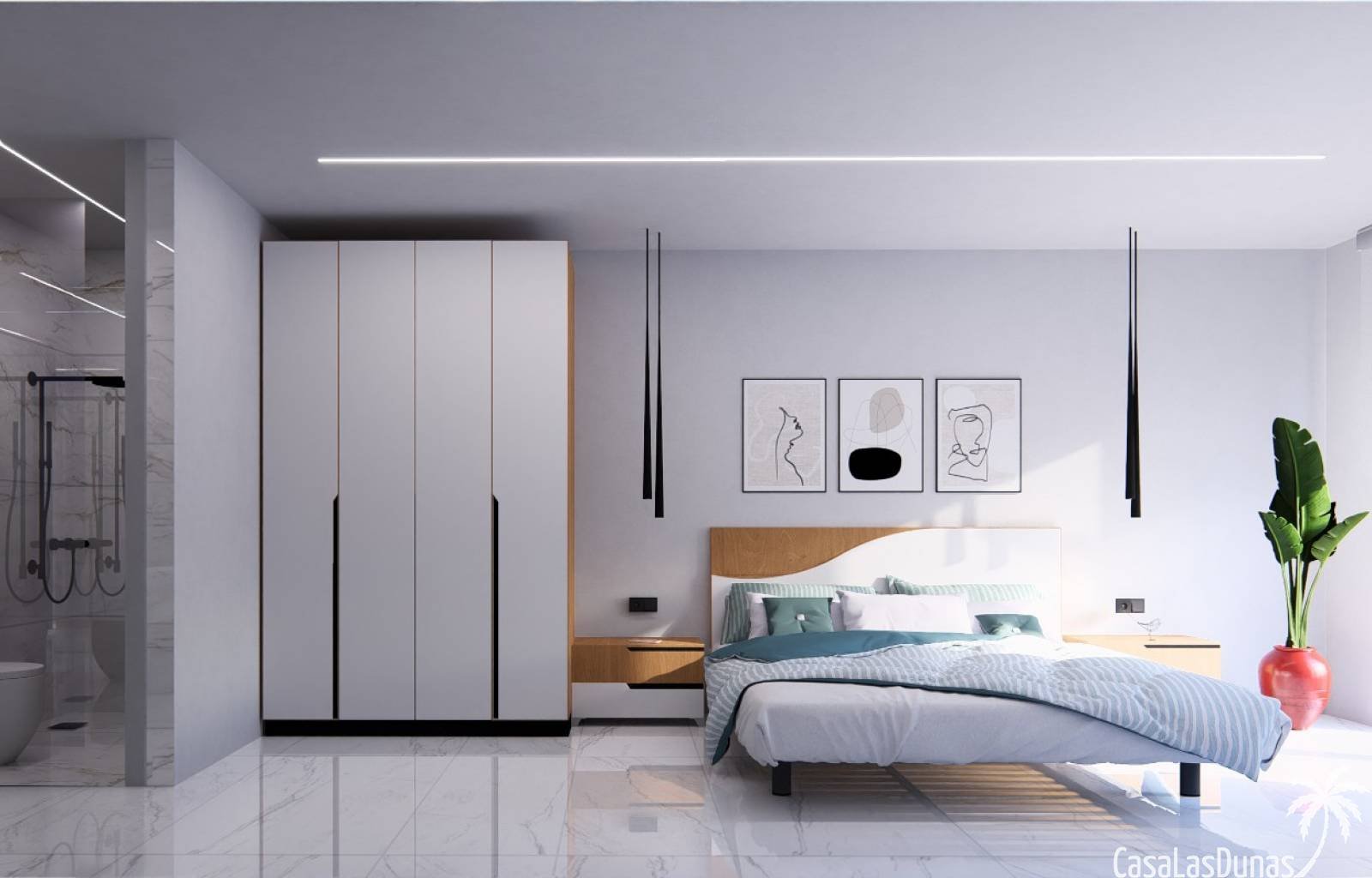 Wer träumt nicht davon? Wachen Sie in Ihrem eigenen modernen spanischen Apartment auf, öffnen Sie die Terrassenschiebetür, setzen Sie sich in Ihren E