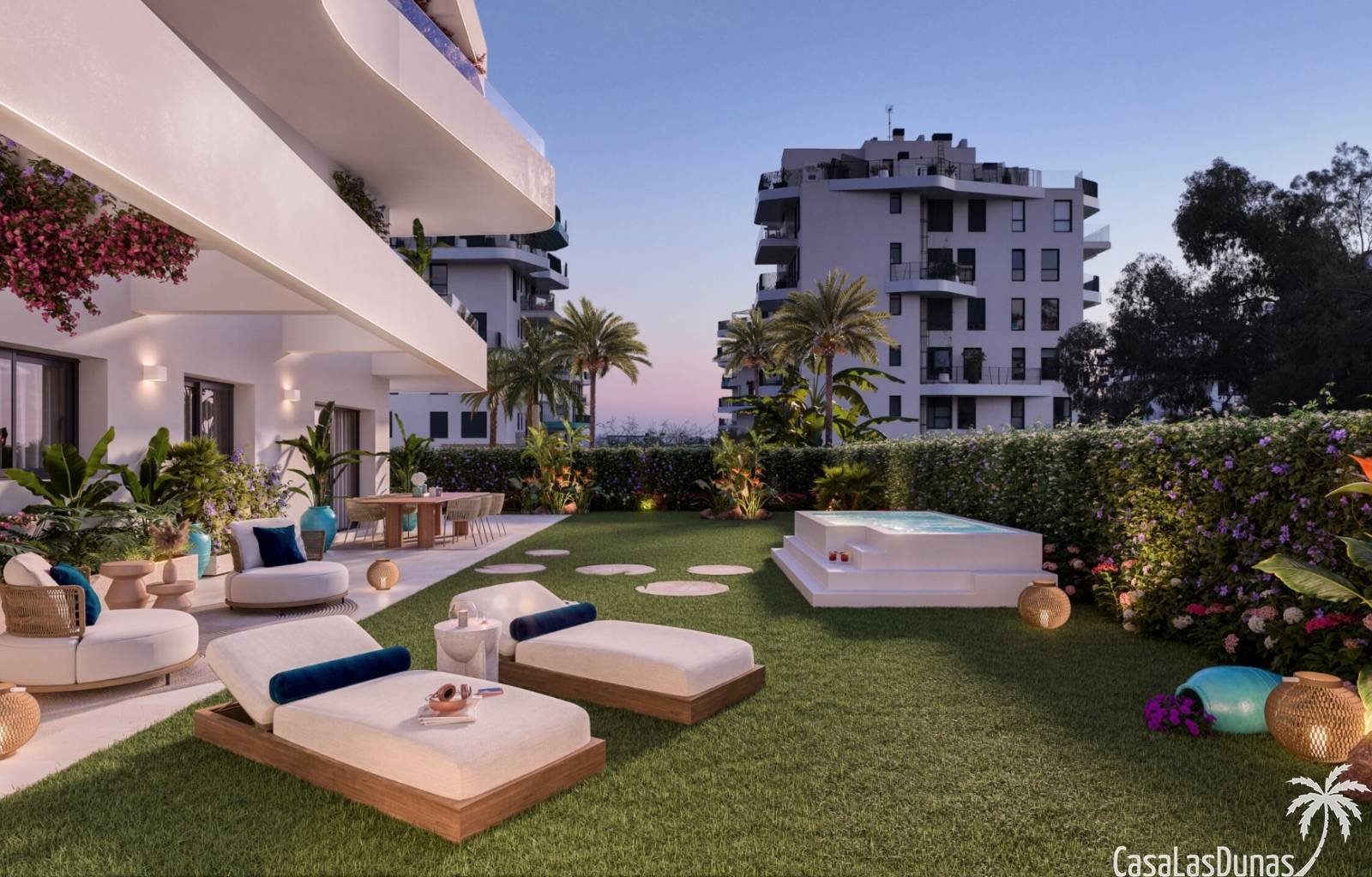 Dieses exklusive Projekt mit innovativer und eleganter Architektur umfasst 164 Apartments und Penthäuser mit einem, zwei und drei Schlafzimmern. Alle