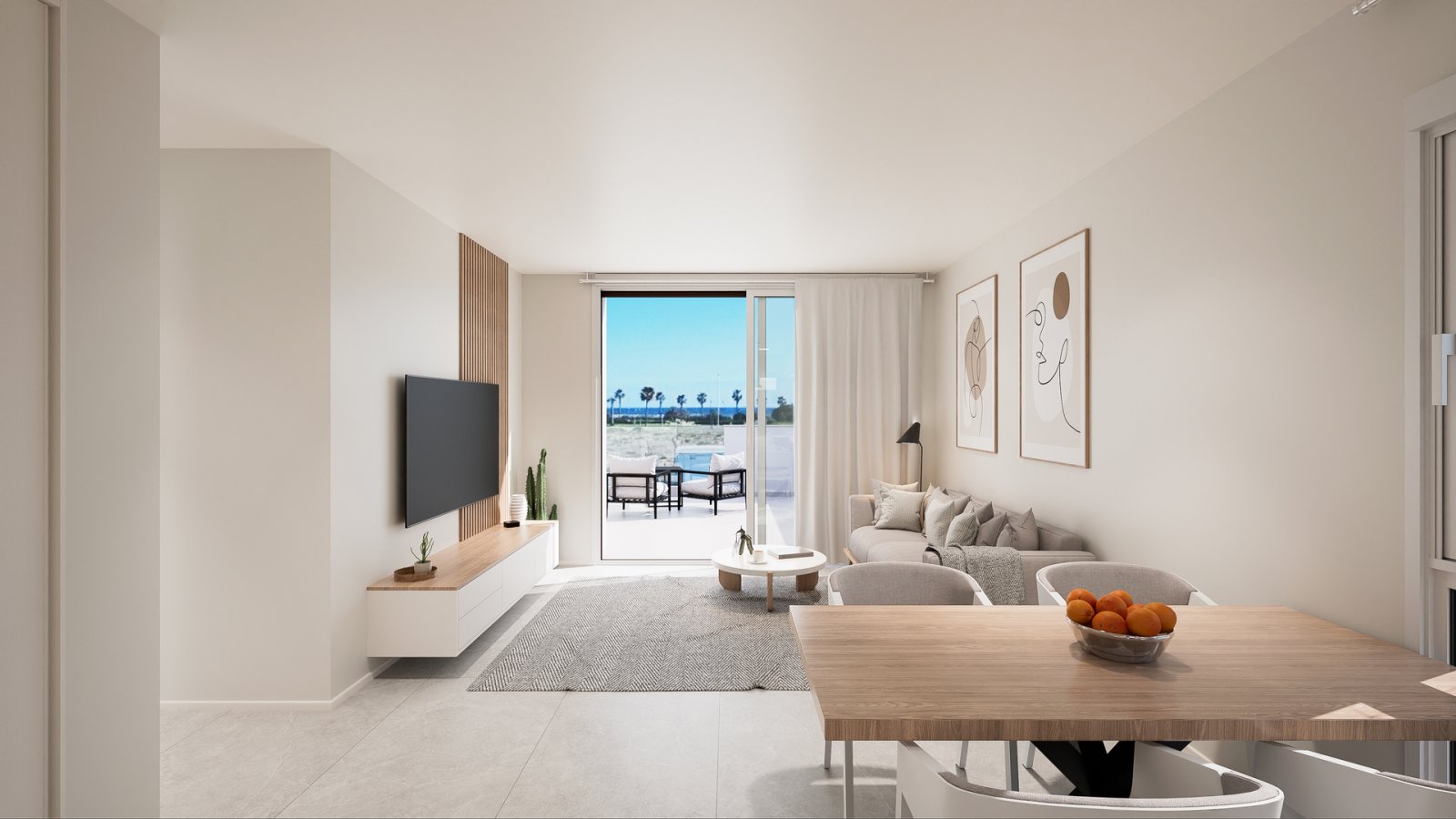 In der charmanten Stadt Pilar de la Horadada gelegen, bietet diese exklusive Wohnanlage ein einzigartiges Wohnerlebnis in erster Meereslinie. Mit ins