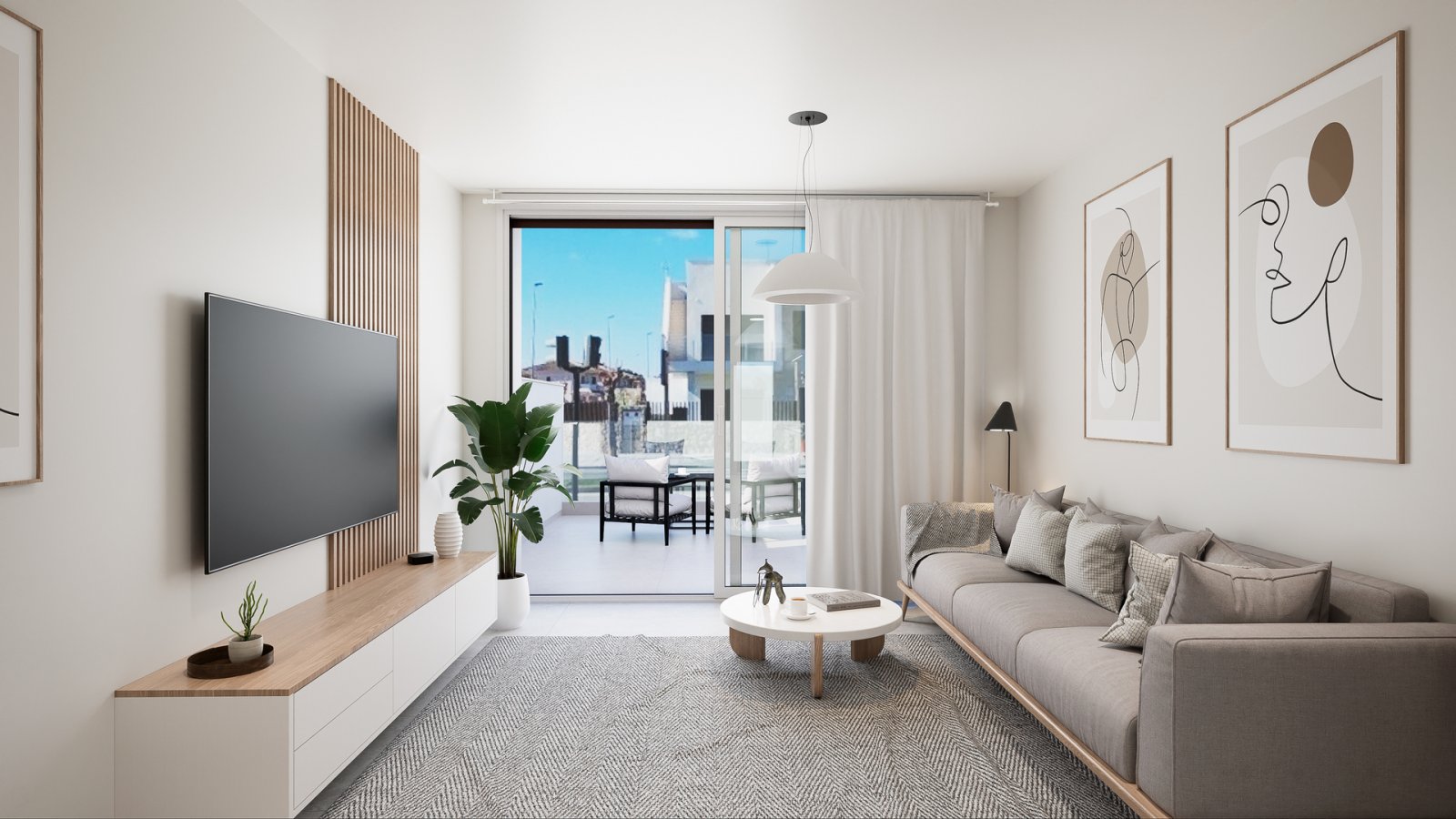 In der charmanten Stadt Pilar de la Horadada gelegen, bietet diese exklusive Wohnanlage ein einzigartiges Wohnerlebnis in erster Meereslinie. Mit ins