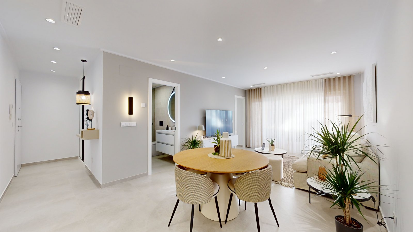 In der charmanten Stadt Guardamar del Segura gelegen, bietet diese exklusive Wohnanlage ein einzigartiges Wohnerlebnis mit Meerblick. Sie besteht aus