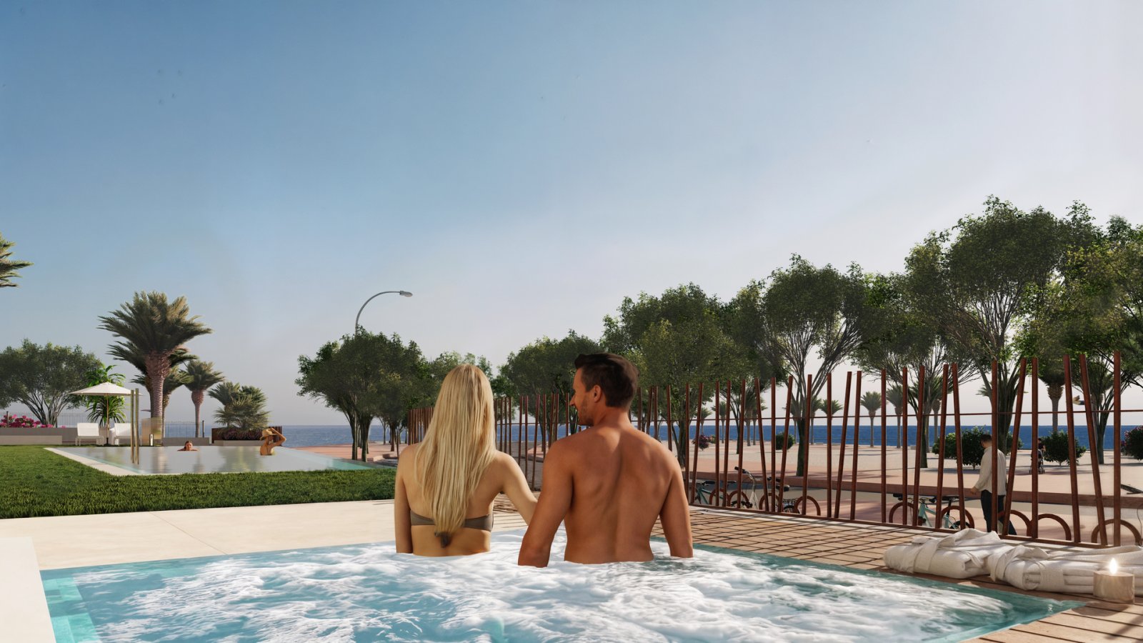 In der charmanten Stadt Villajoyosa gelegen, bietet diese exklusive Wohnanlage ein einzigartiges Wohnerlebnis in erster Meereslinie. Mit nur acht ver