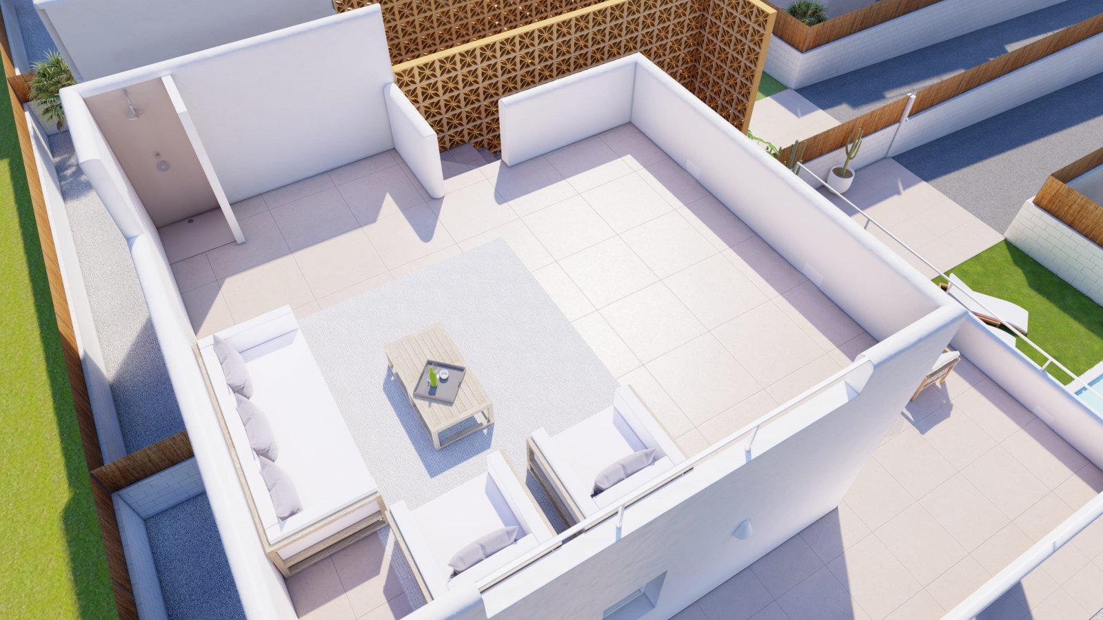 Im charmanten Ort Pilar de la Horadada gelegen, bietet dieses Ensemble von 15 freistehenden Chalets eine bevorzugte Lage für diejenigen, die eine ruh