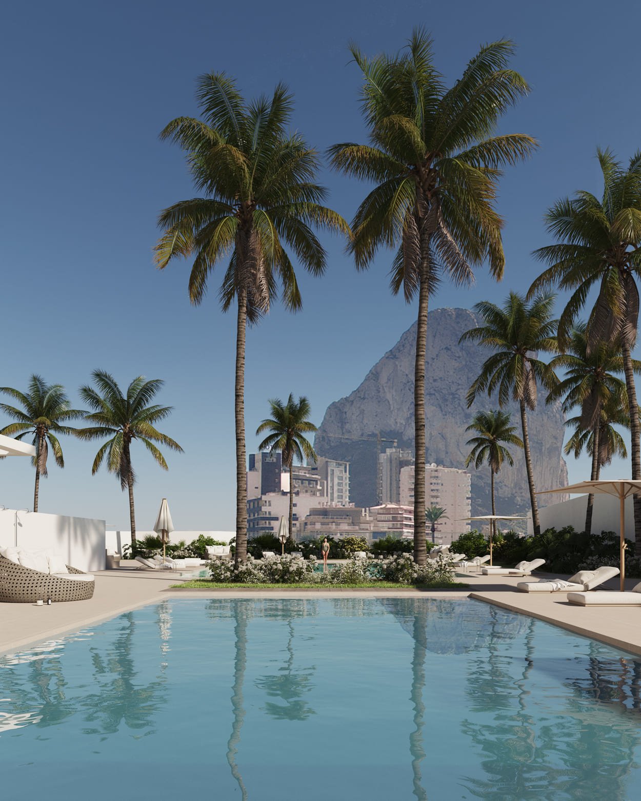 In der wunderschönen Stadt Calpe gelegen, bietet diese Wohnanlage ein einzigartiges Wohnerlebnis an der Costa Blanca. Mit insgesamt 69 Einheiten könn