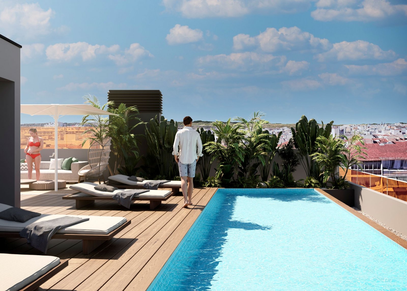 In der schönen Stadt Torrevieja gelegen, bietet dieses Ensemble exklusiver Penthäuser eine einzigartige Gelegenheit, einen privilegierten Lebensstil