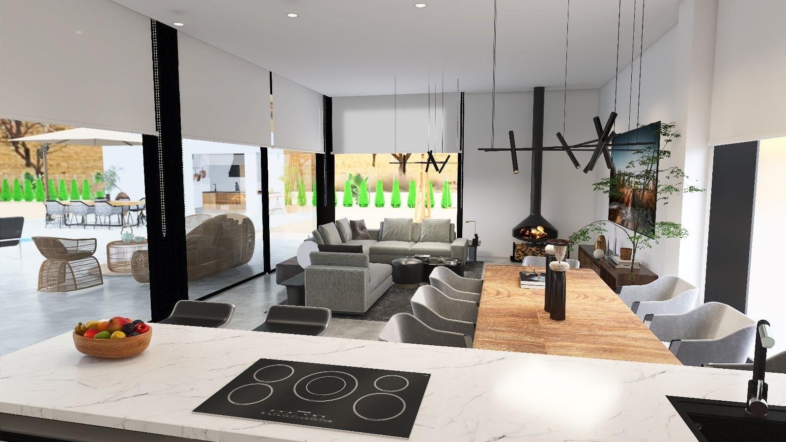 In der charmanten Stadt Aspe gelegen, bietet diese Wohnanlage 16 freistehende Häuser, die für diejenigen entworfen wurden, die eine ruhige und gut an