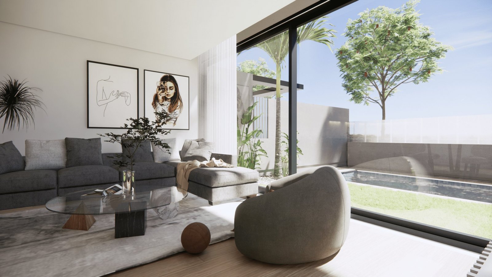 In der charmanten Ortschaft Torre-Pacheco gelegen, bietet diese exklusive Sammlung von 15 unabhängigen Wohnhäusern eine hochwertige Wohnumgebung. Die