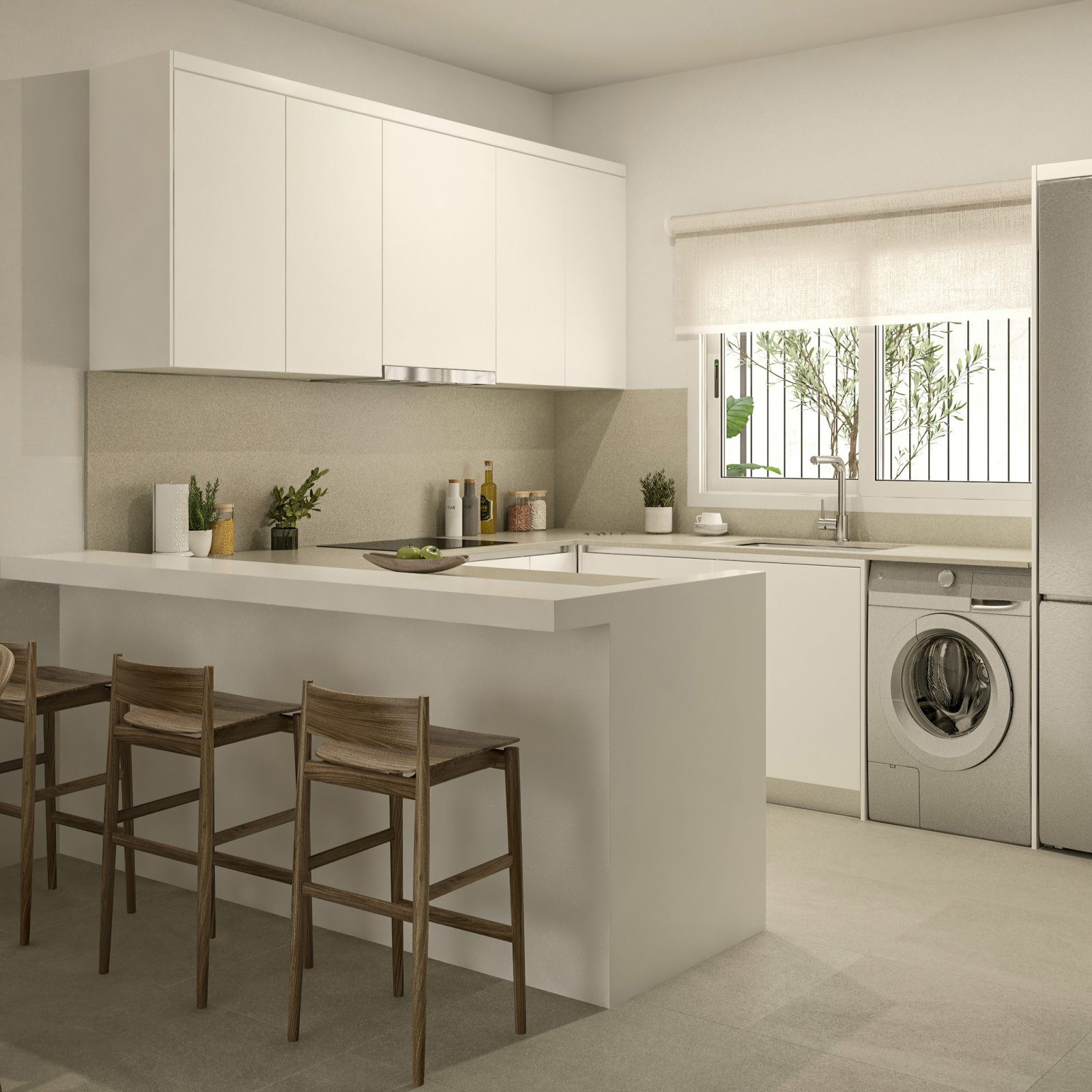  In Monforte del Cid gelegen, bietet diese exklusive Gemeinschaft von 29 Reihenhäusern eine einzigartige Wohnumgebung. Die Nähe zum Golfplatz, nur 280