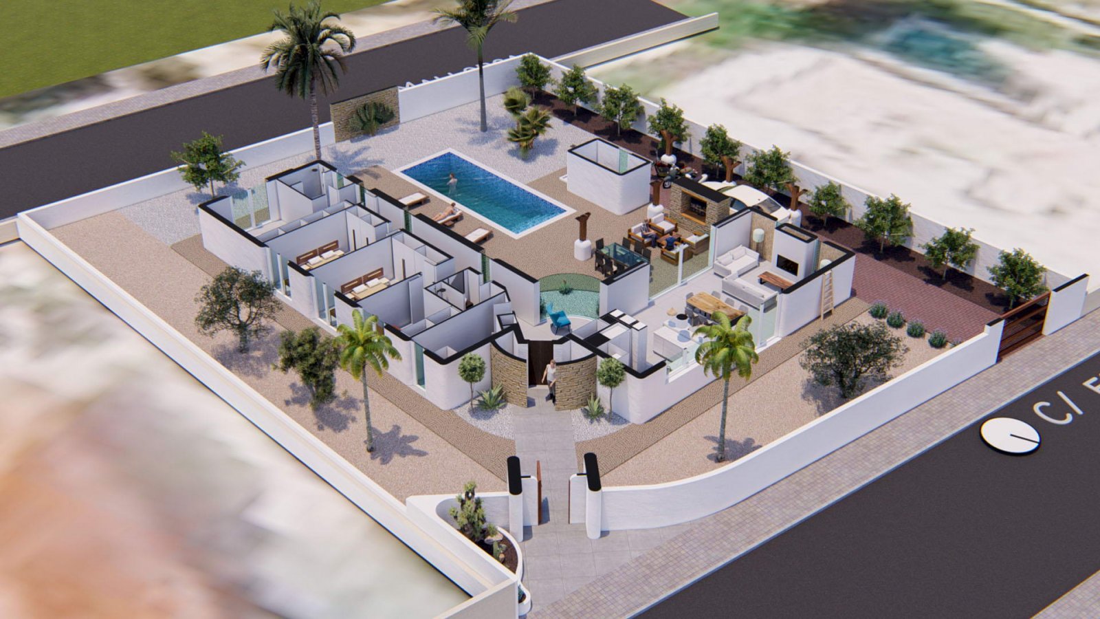 Dieses freistehende Chalet befindet sich in der charmanten Gemeinde Alfaz del Pi und bietet eine ideale Umgebung für diejenigen, die Ruhe und Komfort