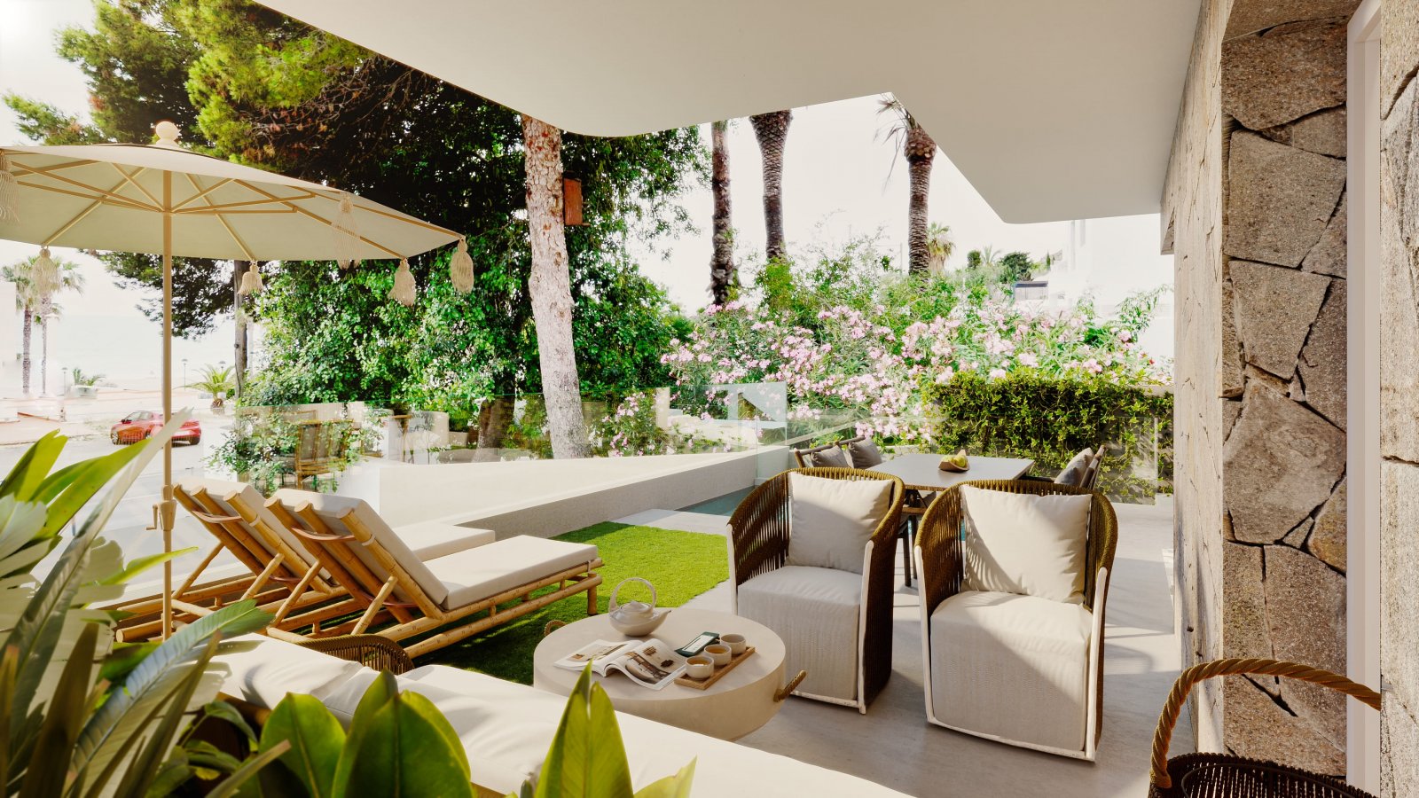  In der charmanten Gegend von Ventanicas-el Cantal gelegen, bietet diese Wohnanlage eine exklusive Auswahl von fünf Reihenhäusern. Entworfen für dieje